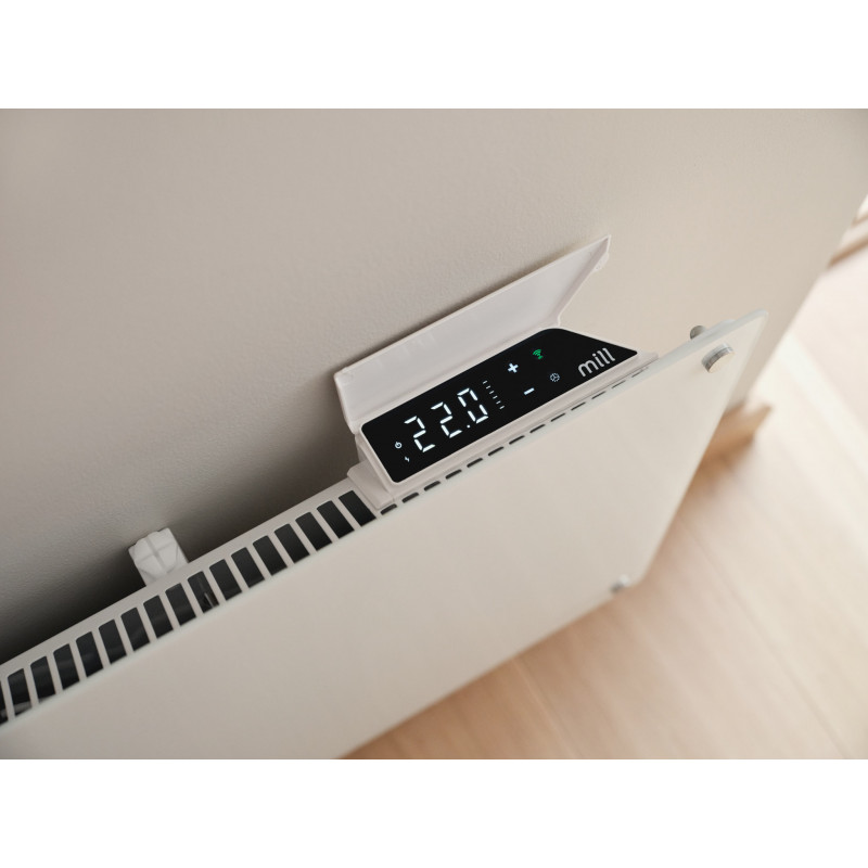 Mill Glass Smart WiFi Gen. 4 GL400WIFI4 painel aquecedor, 400 W, branco, IPX4