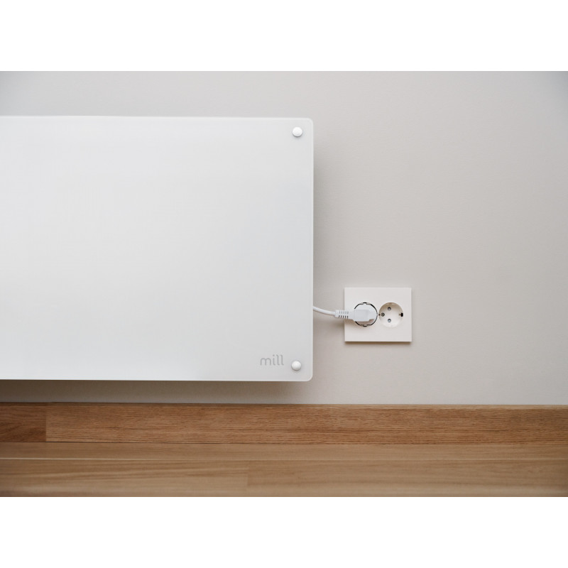 Mill Glass Smart WiFi Gen. 4 GL400WIFI4 painel aquecedor, 400 W, branco, IPX4
