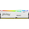 Kingston FURY Beast 16 GB DDR5-5600 CL40 módulo de memória DIMM, RGB, branco, KF556C40BWA-16
