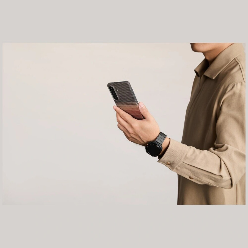 PITAKA Edge Case MagSafe capa para Samsung Galaxy S26+, pôr do sol