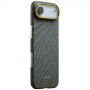 PITAKA Edge Case Breath of Veins capa para Apple iPhone Air, dive green