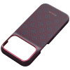 PITAKA Edge Case Argyle MagSafe capa para Apple iPhone 18 Pro / 17 Pro, azul e vermelha