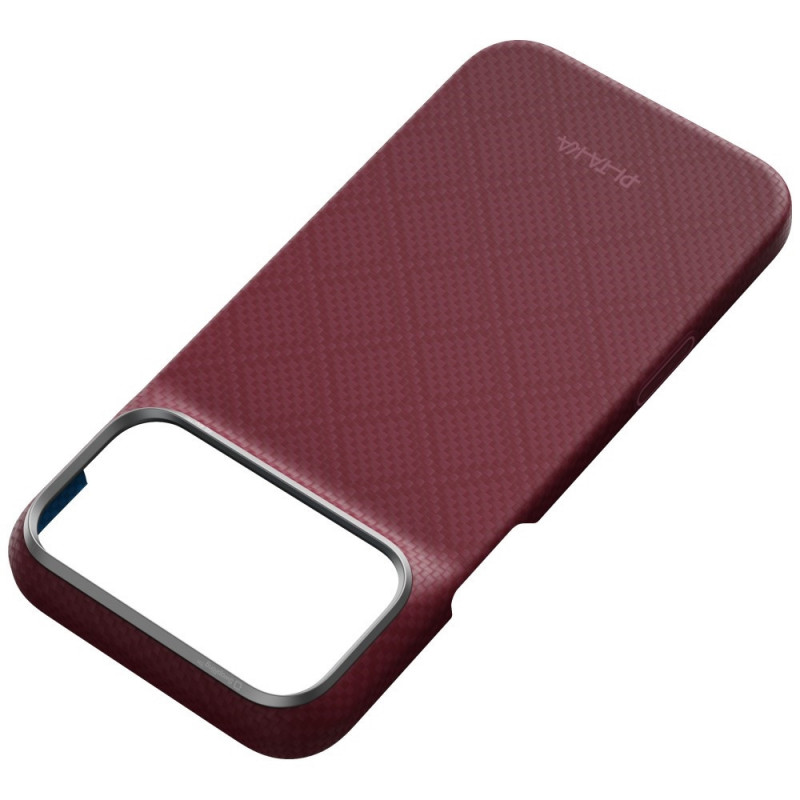 PITAKA Edge Case Argyle MagSafe capa para Apple iPhone 18 Pro Max / 17 Pro Max, bordô