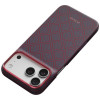 PITAKA Edge Case Argyle MagSafe capa para Apple iPhone 18 Pro Max / 17 Pro Max, azul e vermelha