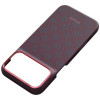 PITAKA Edge Case Argyle MagSafe capa para Apple iPhone 18 Pro Max / 17 Pro Max, azul e vermelha