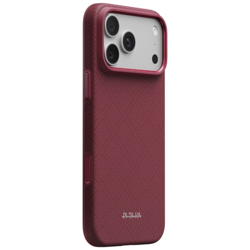 PITAKA Summa Case capa para Apple iPhone 18 Pro Max / 17 Pro Max, bordô