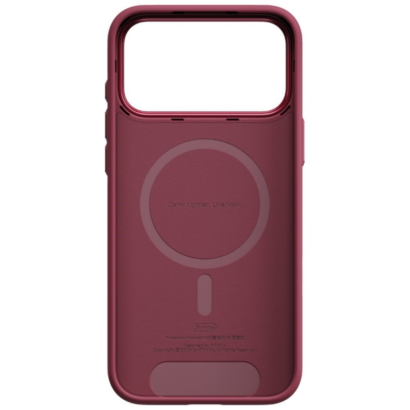 PITAKA Summa Case capa para Apple iPhone 18 Pro Max / 17 Pro Max, bordô