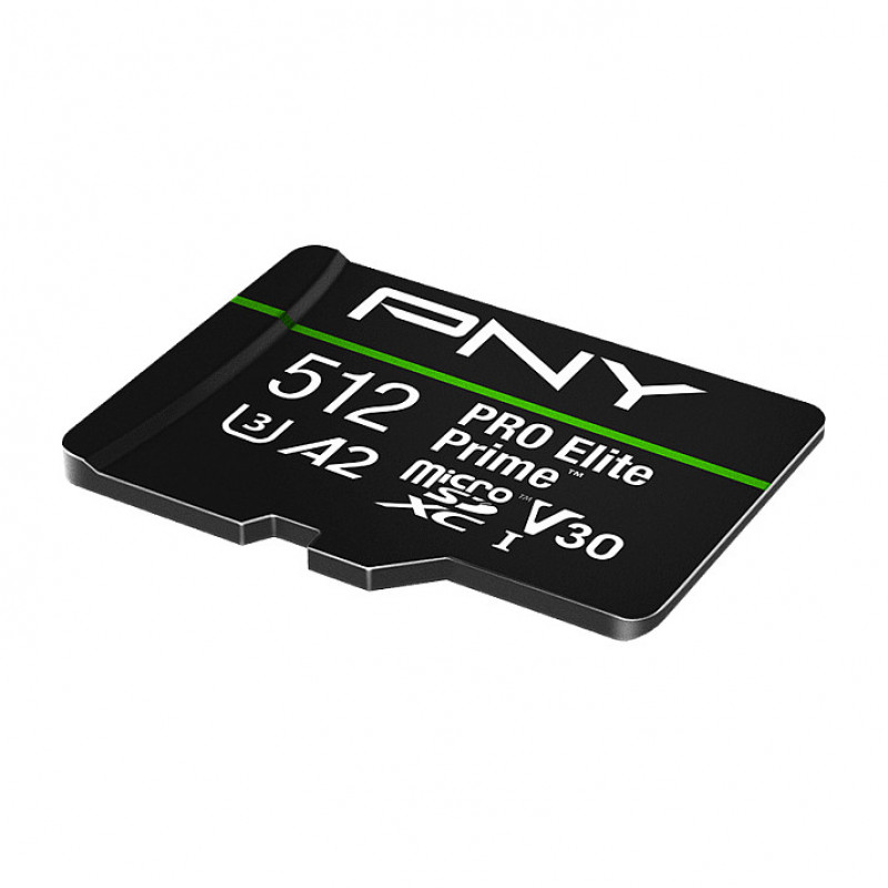 PNY PRO Elite Prime cartão de memória microSDXC 512 GB, UHS-I, Class 10, U3, V30, P-SDU512V32200PEP-GE