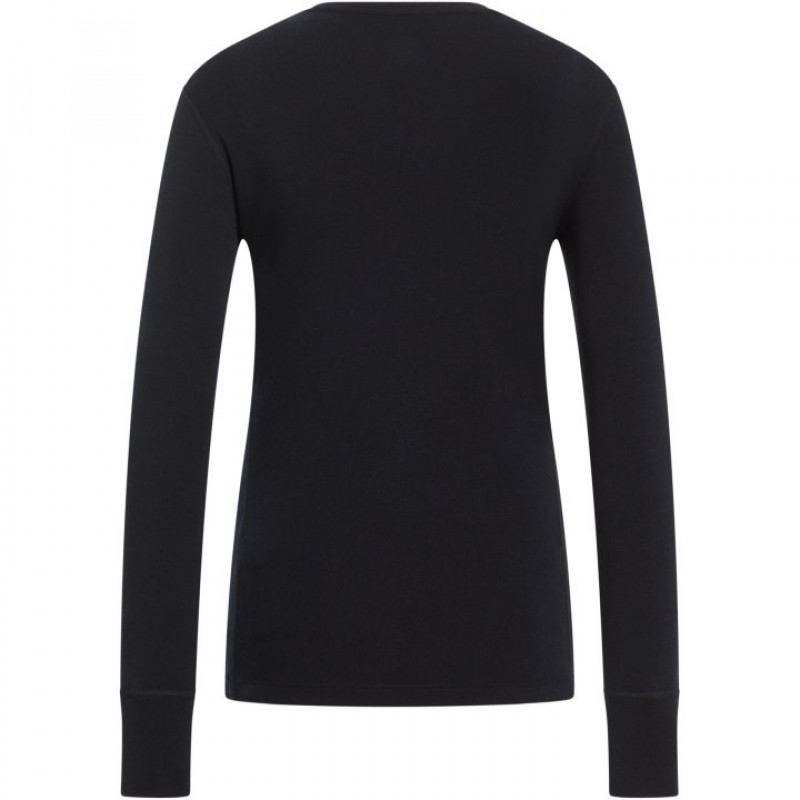 Odlo BL TOP MERINO 260 camisola interior de senhora de manga comprida e gola redonda, tamanho S, preta