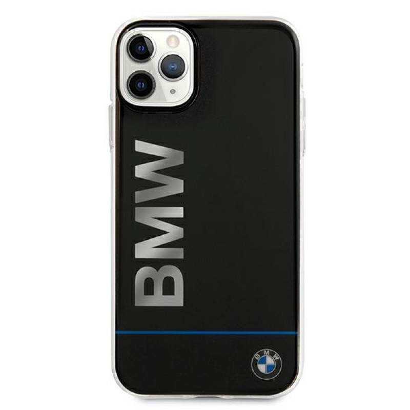 BMW BMHCN58PCUBBK Capa rígida Apple iPhone 11 Pro Signature Printed Logo, preta