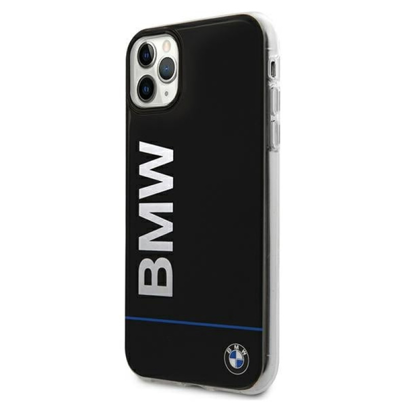 BMW BMHCN65PCUBBK Capa rígida Apple iPhone 11 Pro Max Signature Printed Logo, preta