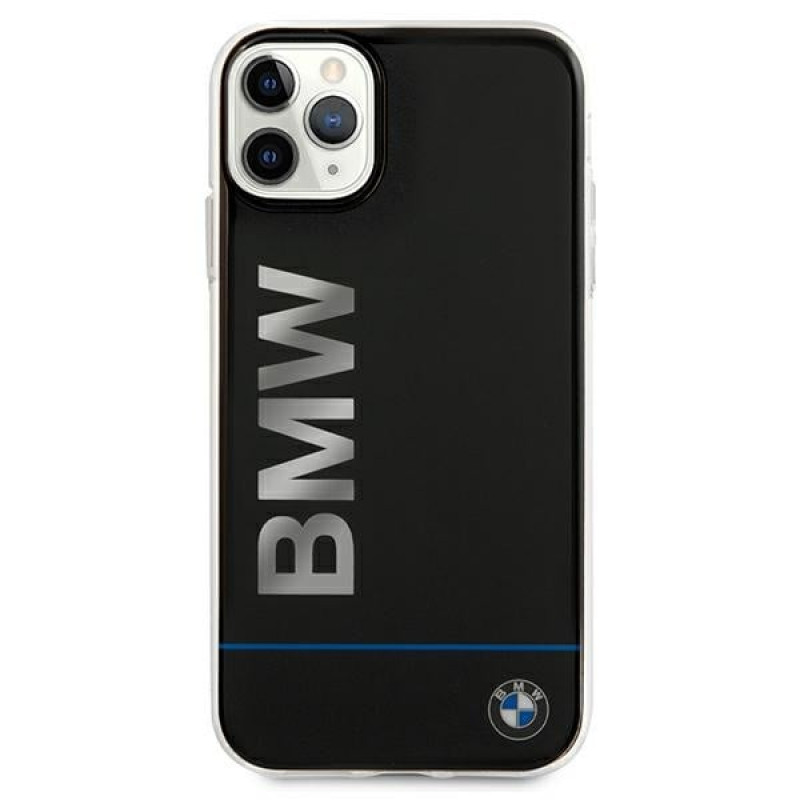 BMW BMHCN65PCUBBK Capa rígida Apple iPhone 11 Pro Max Signature Printed Logo, preta