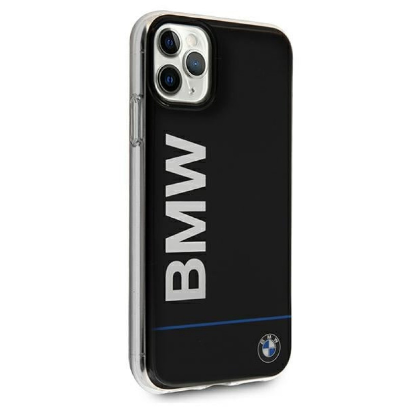 BMW BMHCN65PCUBBK Capa rígida Apple iPhone 11 Pro Max Signature Printed Logo, preta