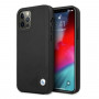 BMW BMHCP12MRCDPK Capa rígida Apple iPhone 12 / 12 Pro Leather Deboss, preta