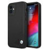BMW BMHCP12SRCDPK Capa rígida Apple iPhone 12 mini Leather Deboss, preta