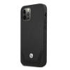 BMW BMHCP12MRSWPK Capa rígida Apple iPhone 12 / 12 Pro Leather Perforate, preta