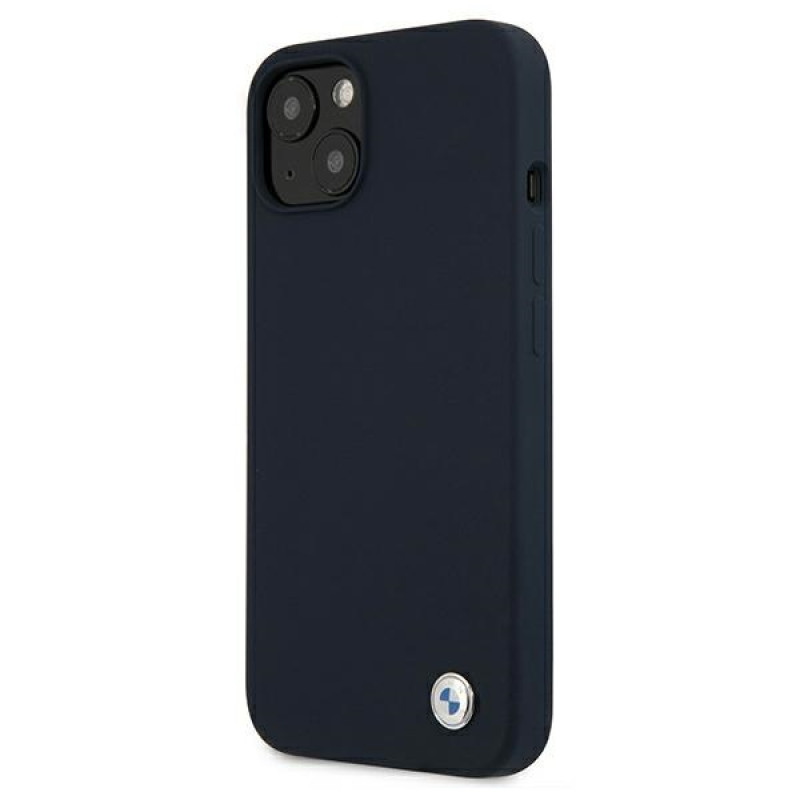 BMW BMHCP13SSILNA capa rígida Apple iPhone 13 mini Silicone Signature, Navy