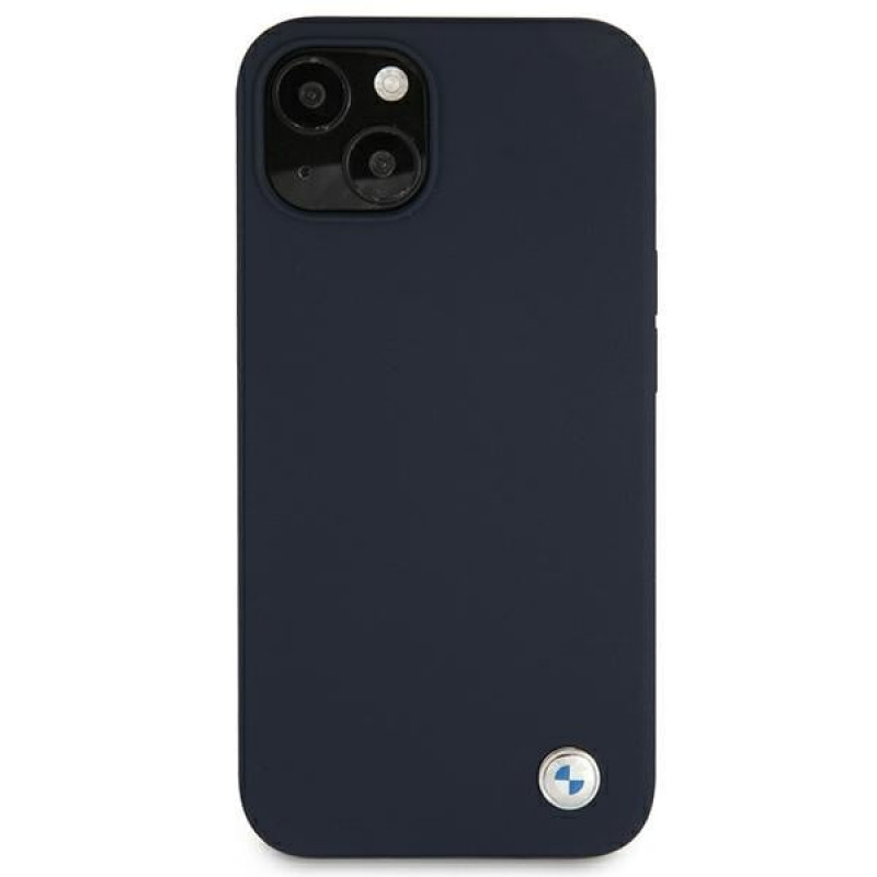 BMW BMHCP13SSILNA capa rígida Apple iPhone 13 mini Silicone Signature, Navy