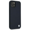 BMW BMHCP13SSILNA capa rígida Apple iPhone 13 mini Silicone Signature, Navy