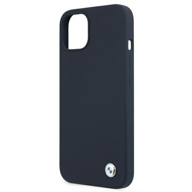 BMW BMHCP13SSILNA capa rígida Apple iPhone 13 mini Silicone Signature, Navy