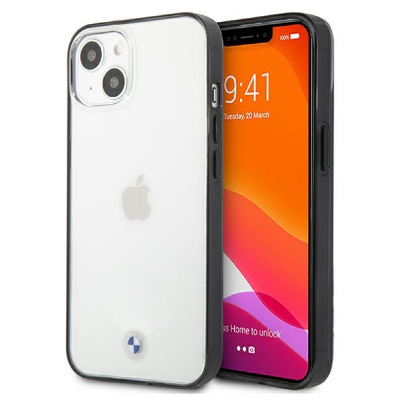 BMW BMHCP13SPCUMRBK capa rígida Apple iPhone 13 mini Signature Collection, transparente