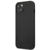 Mercedes-AMG AMHCP14SDOLBK capa rígida Apple iPhone 14 Leather Hot Stamped, preta