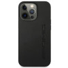 Mercedes-AMG AMHCP14LDOLBK Capa rígida Apple iPhone 14 Pro, Leather Hot Stamped, preta