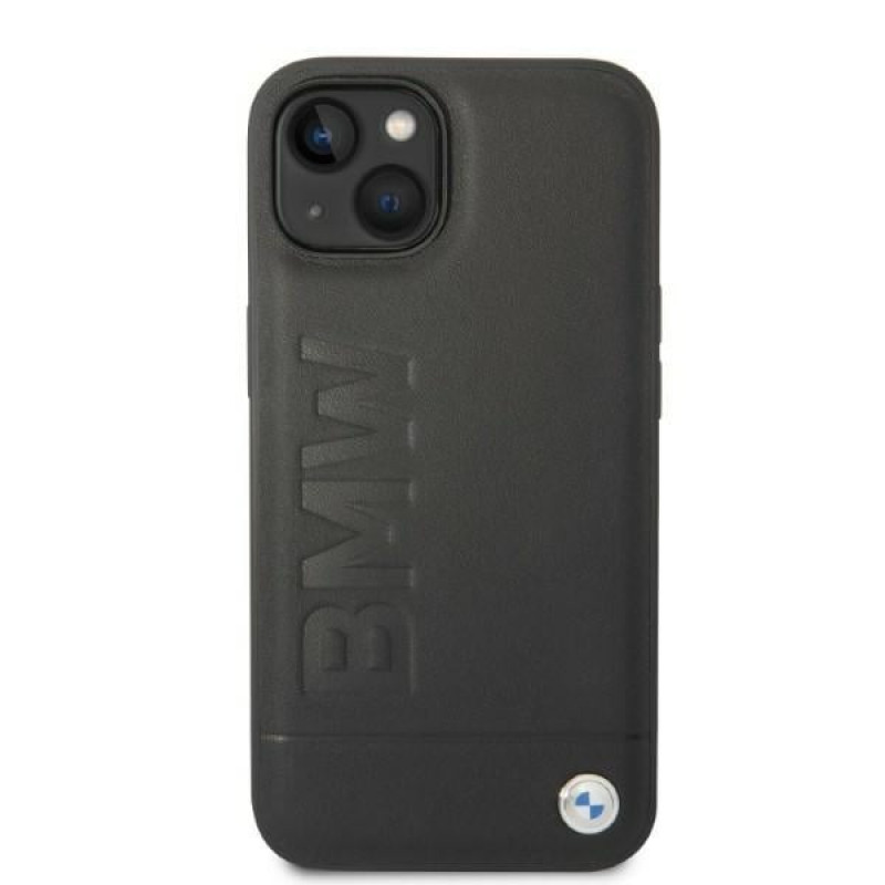 BMW BMHMP14MSLLBK capa rígida Apple iPhone 14 Plus / 15 Plus, Signature Logo Imprint MagSafe, preta