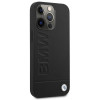 BMW BMHMP14XSLLBK capa rígida Apple iPhone 14 Pro Max, Signature Logo Imprint MagSafe, preta