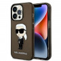 Karl Lagerfeld KLHCP14XHNIKTCK capa rígida Apple iPhone 14 Pro Max, Ikonik Karl, preta