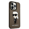 Karl Lagerfeld KLHCP14XHNIKTCK capa rígida Apple iPhone 14 Pro Max, Ikonik Karl, preta