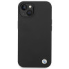 Capa BMW BMHCP14MSILBK para Apple iPhone 14 Plus / 15 Plus, Silicone Metal Logo, preta
