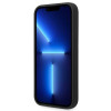 BMW BMHCP14LSILBK Capa Apple iPhone 14 Pro, Silicone Metal Logo, preta