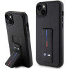 Capa BMW Grip Stand Hot Stamp para Apple iPhone 14 / 15 / 13, preta