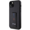 Capa BMW Grip Stand Hot Stamp para Apple iPhone 14 / 15 / 13, preta