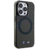 Capa rígida BMW BMHMP14LHGPK Pattern MagSafe para Apple iPhone 14 Pro, cinza