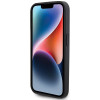 Capa de couro acolchoada BMW BMHCP15X22RQDK para Apple iPhone 15 Pro Max, preta