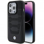 Capa rígida BMW BMHCP15X22RPSK com padrão Leather Seats para Apple iPhone 15 Pro Max, preta