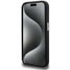 Capa BMW BMHMP15XSILBK2 Signature Liquid Silicone MagSafe para Apple iPhone 15 Pro Max, preta