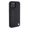 Capa rígida MagSafe com impressão do logótipo Signature BMW BMHMP15SSLLBK para Apple iPhone 15, preta