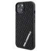 Karl Lagerfeld KLHCP15S3DMKRLK Capa rígida 3D Rubber Multi Logo para Apple iPhone 15, preta