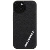 Karl Lagerfeld KLHCP15S3DMKRLK Capa rígida 3D Rubber Multi Logo para Apple iPhone 15, preta
