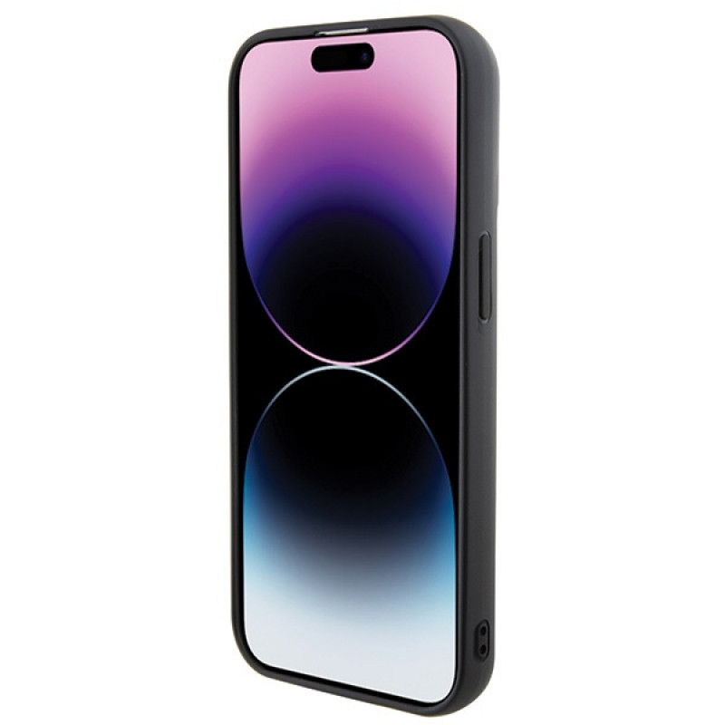 Karl Lagerfeld KLHCP15S3DMKRLK Capa rígida 3D Rubber Multi Logo para Apple iPhone 15, preta