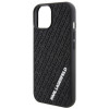 Karl Lagerfeld KLHCP15S3DMKRLK Capa rígida 3D Rubber Multi Logo para Apple iPhone 15, preta