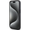 Karl Lagerfeld KLHCP15SPQKPMK Capa rígida Quilted K Pattern para Apple iPhone 15, preta