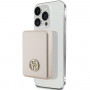 Guess GUPBM3AL4DMD Powerbank 3000 mAh, 5 W, MagSafe 4G Strassed Metal Logo, dourado