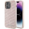 Karl Lagerfeld KLHCP15XPQKPMP Capa rígida Quilted K Pattern para Apple iPhone 15 Pro Max, rosa