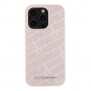 Karl Lagerfeld KLHCP15XPQKPMP Capa rígida Quilted K Pattern para Apple iPhone 15 Pro Max, rosa