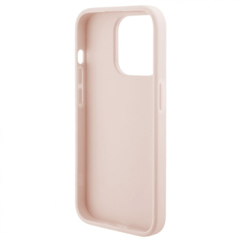 Karl Lagerfeld KLHCP15XPQKPMP Capa rígida Quilted K Pattern para Apple iPhone 15 Pro Max, rosa