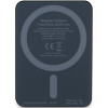 Guess GUPBM3ALGSGK Powerbank 3000 mAh, 5 W, MagSafe Metal Script Logo, preto